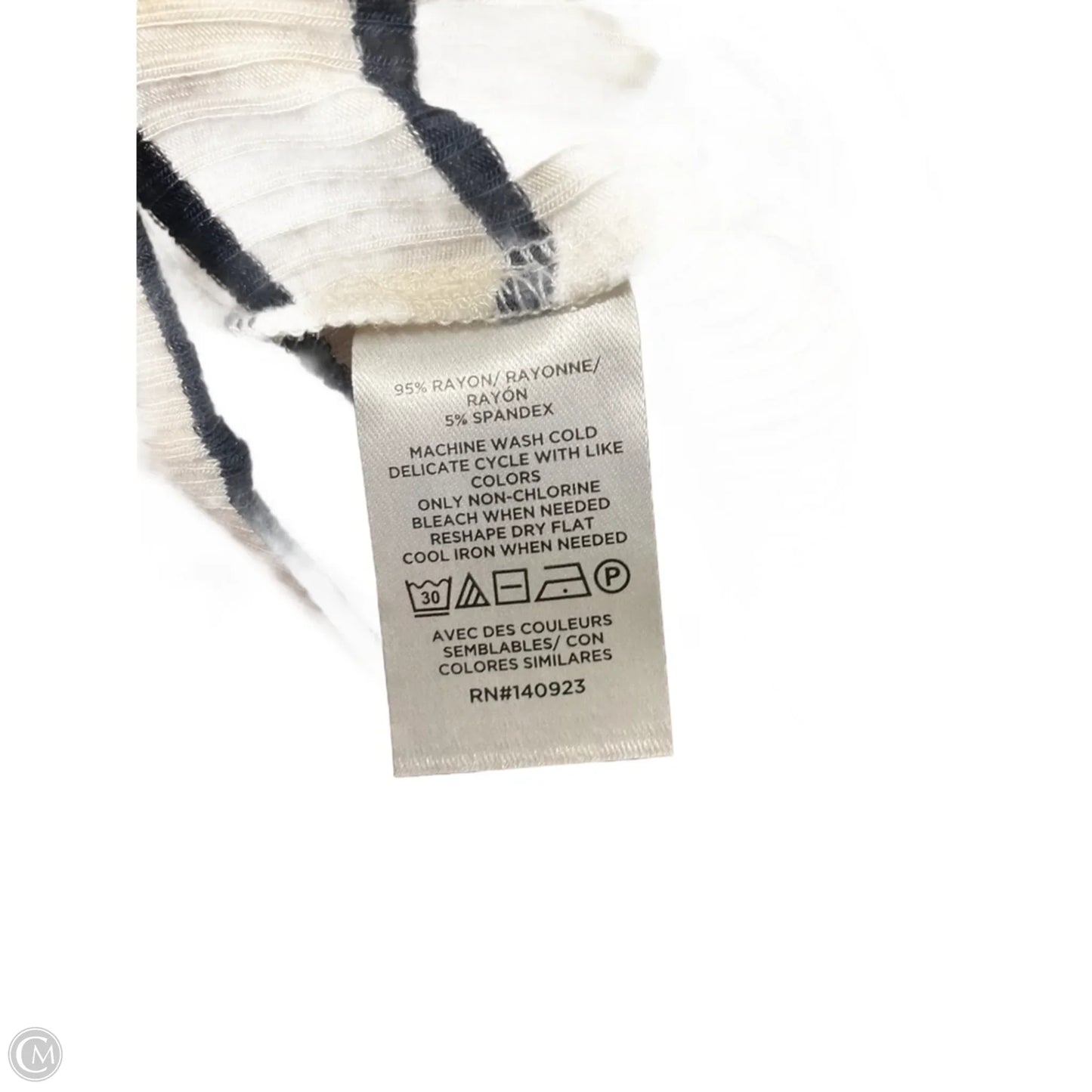 Top Long Sleeve By Loft In White, Size: S