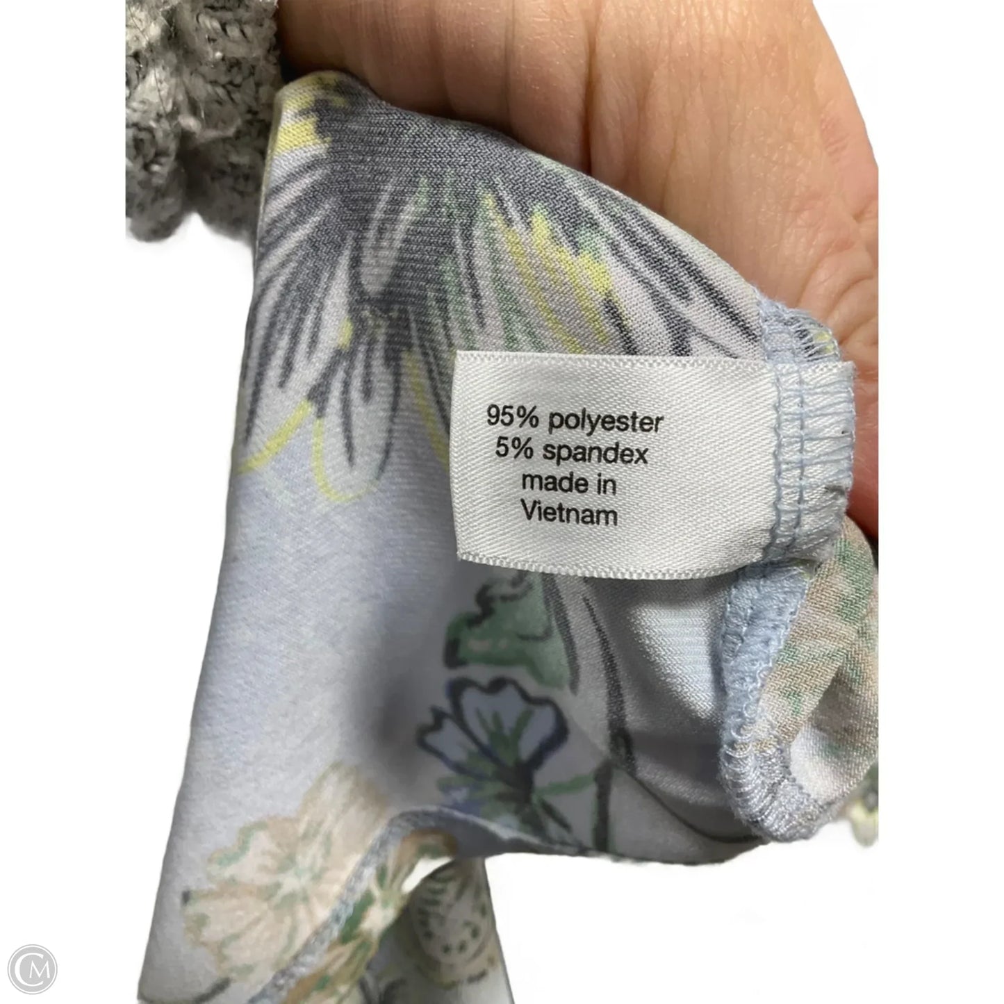 Top Short Sleeve By Lane Bryant In Blue, Size: 1x