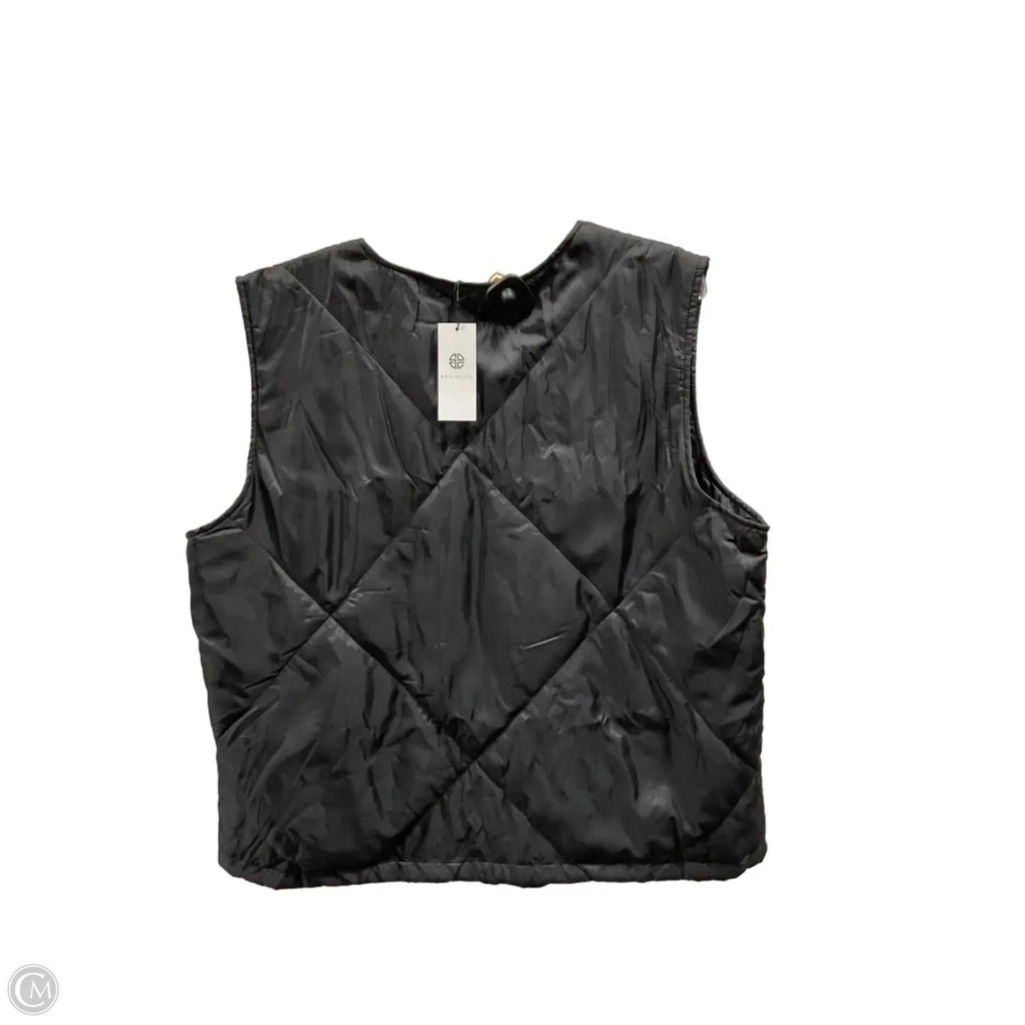 Vest Puffer & Quilted By Socialite In Black, Size: L
