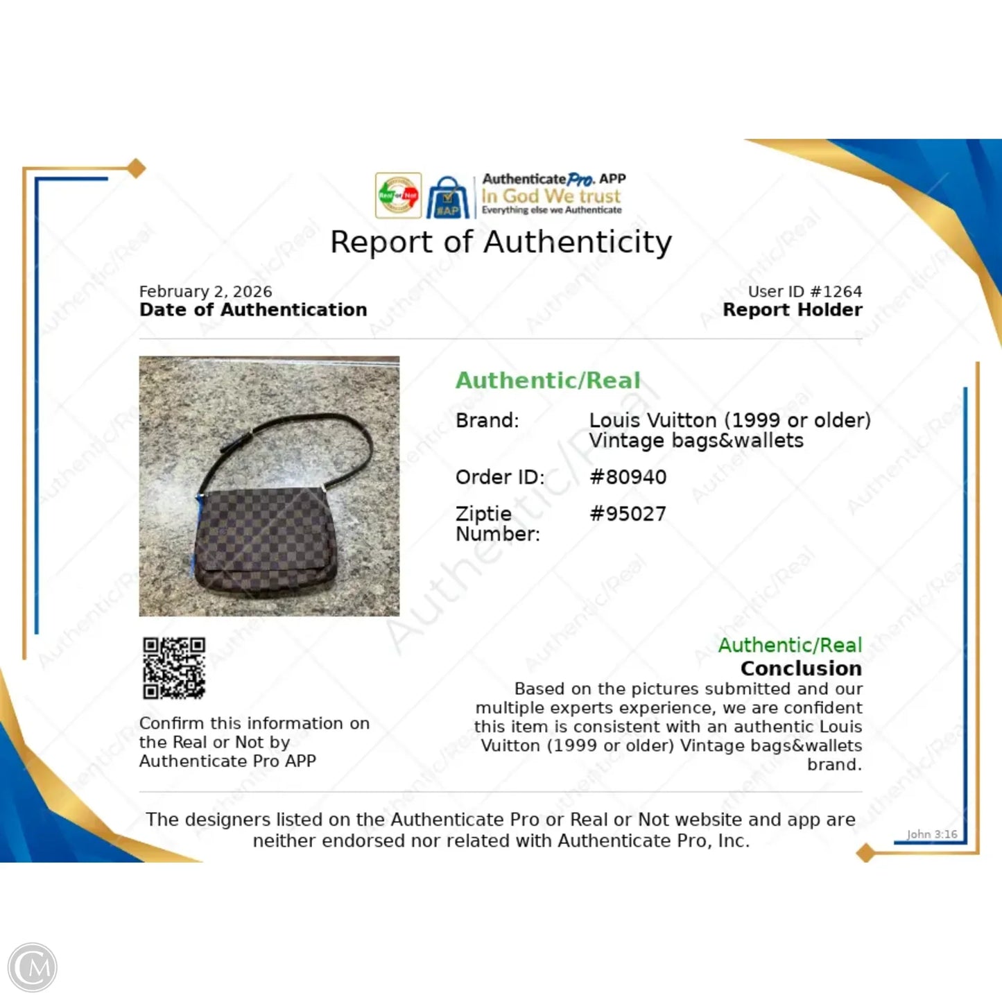 Crossbody Luxury Designer By Louis Vuitton, Size: Medium