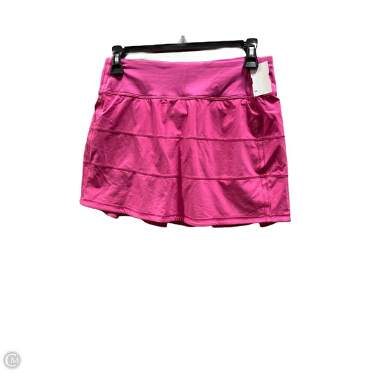 Athletic Skirt By Lululemon In Pink, Size: 4