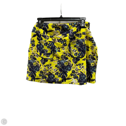 Athletic Skirt By Cmb In Yellow, Size: M