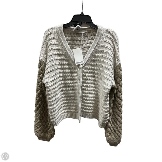 Sweater Cardigan By Splendid In Cream, Size: S