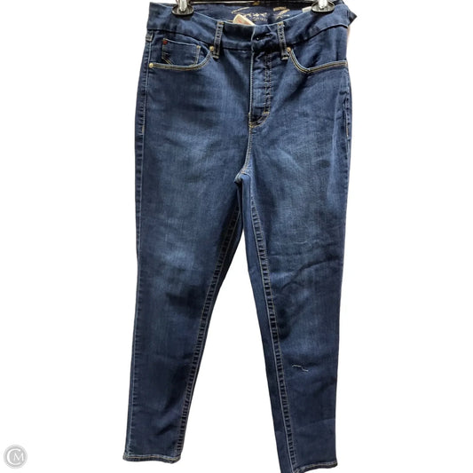 Jeans Skinny By Seven 7 In Blue, Size: 12