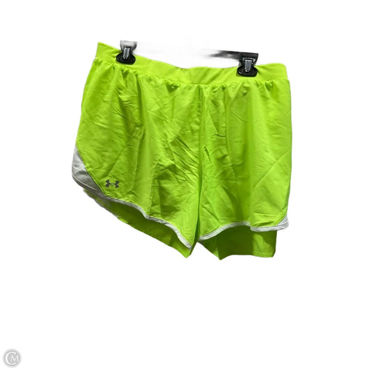 Athletic Shorts By Under Armour In Yellow, Size: 3x