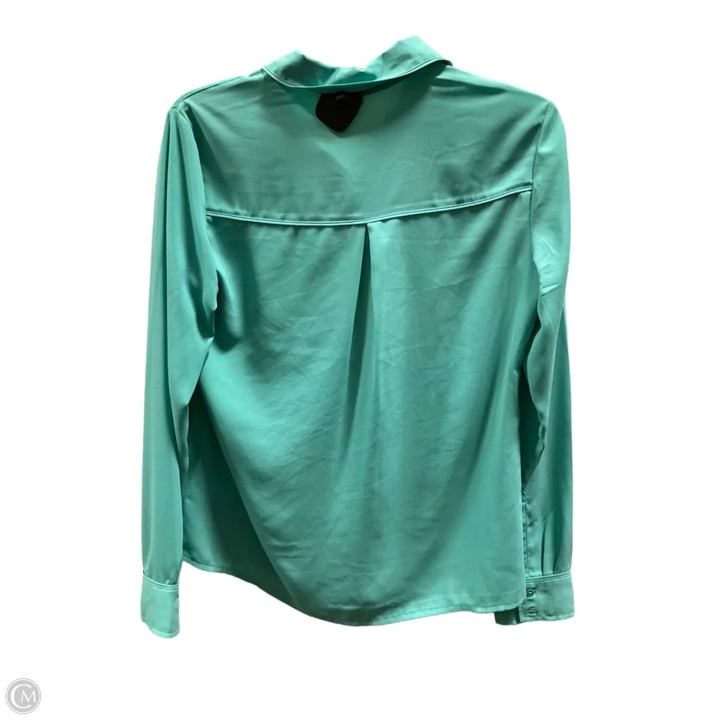 Blouse Long Sleeve By Express In Blue, Size: S
