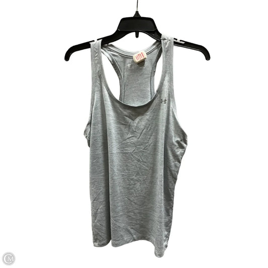 Athletic Tank Top By Under Armour In Grey, Size: M