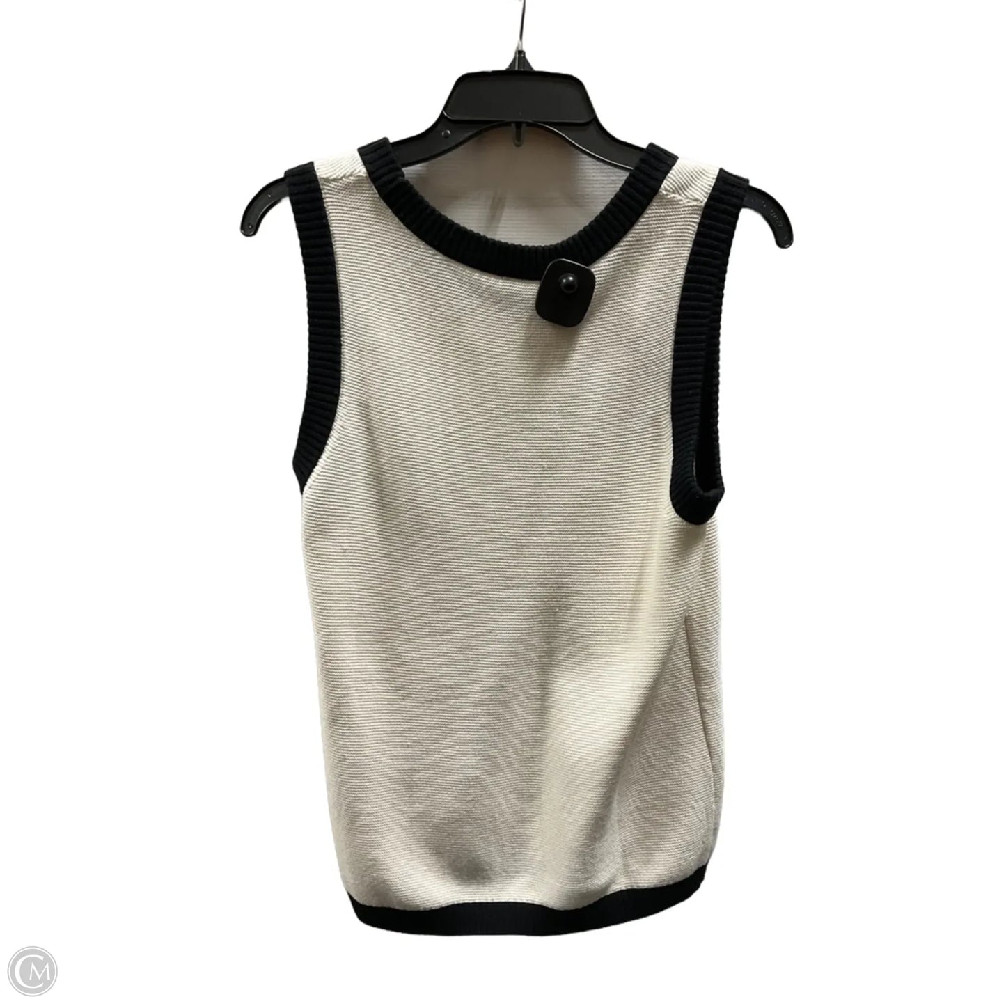 Top Sleeveless By Talbots In White, Size: S