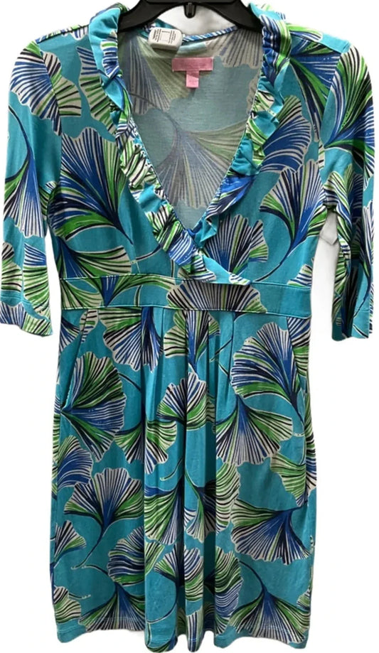 Dress Designer By Lilly Pulitzer In Blue, Size: Xs