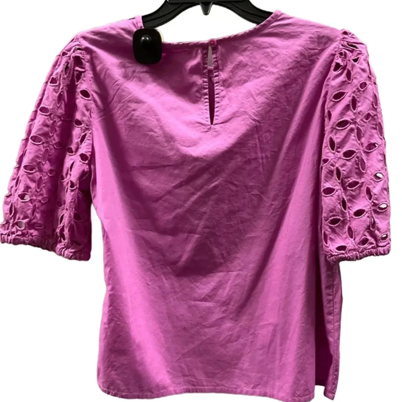 Top Short Sleeve By Loft In Purple, Size: S