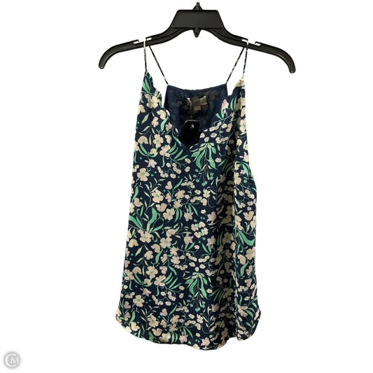 Top Sleeveless By Loft In Navy, Size: M