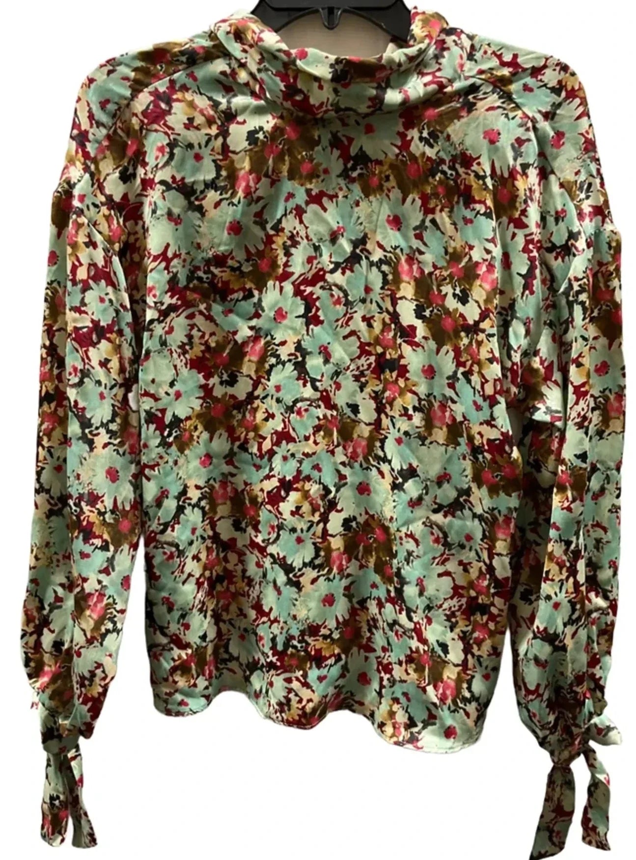 Top Long Sleeve By Zara In Blue, Size: Xs