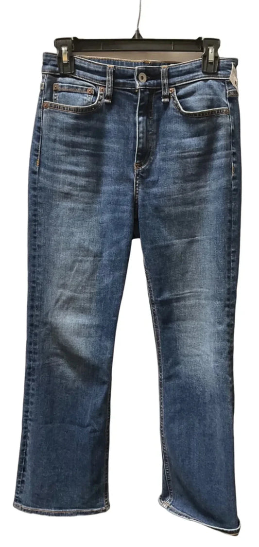Jeans Boot Cut By Rag And Bone In Blue, Size: 4