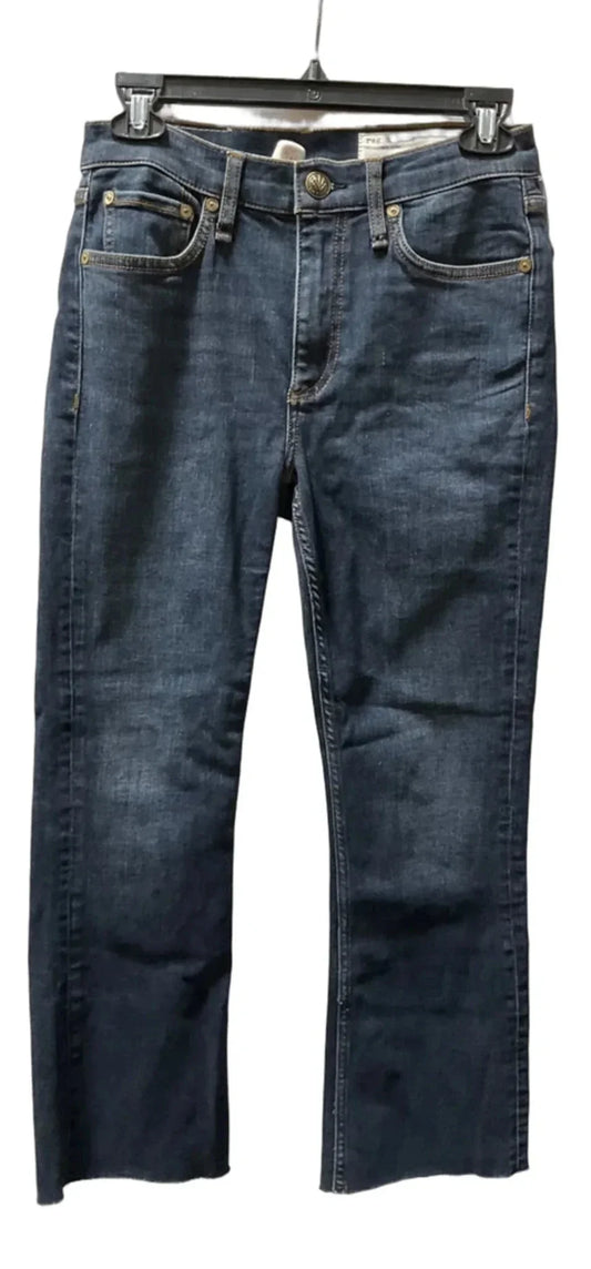 Jeans Boot Cut By Rag And Bone In Blue, Size: 4