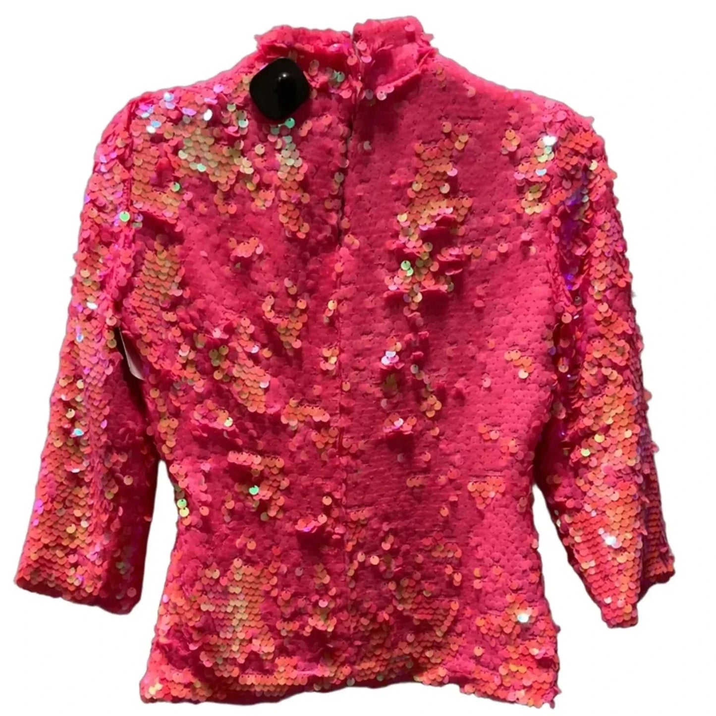 Top Long Sleeve Designer By Milly In Pink, Size: 4
