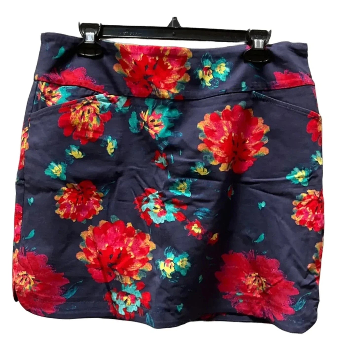 Skirt Mini & Short By Tribal In Navy, Size: 14