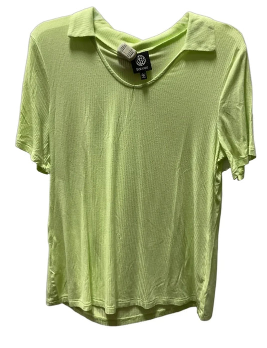 Top Short Sleeve By Bobeau In Green, Size: L