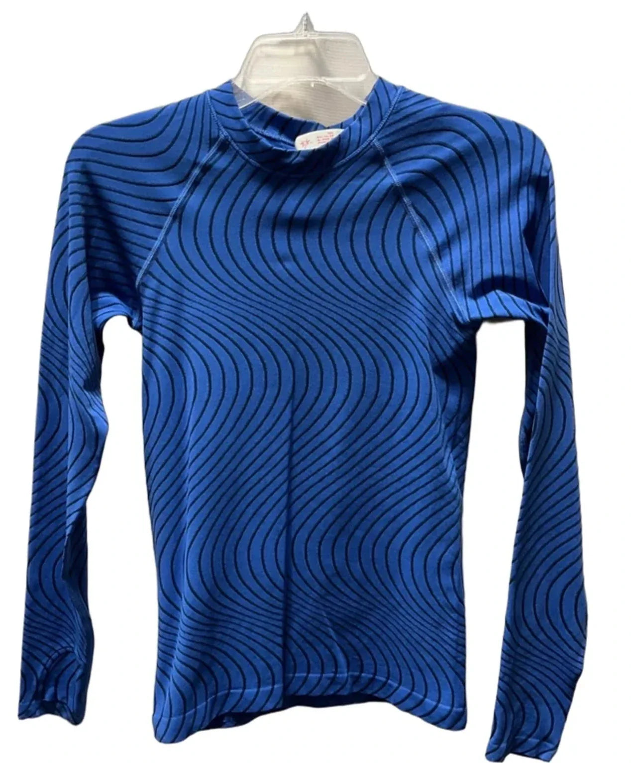 Athletic Top Long Sleeve Crewneck By Athleta In Blue, Size: Xs