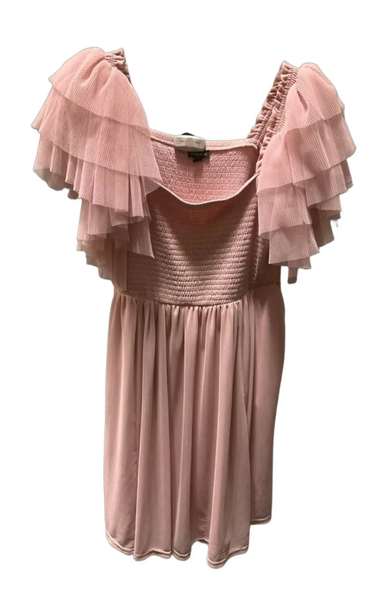 Tunic Short Sleeve By Torrid In Pink, Size: 2x