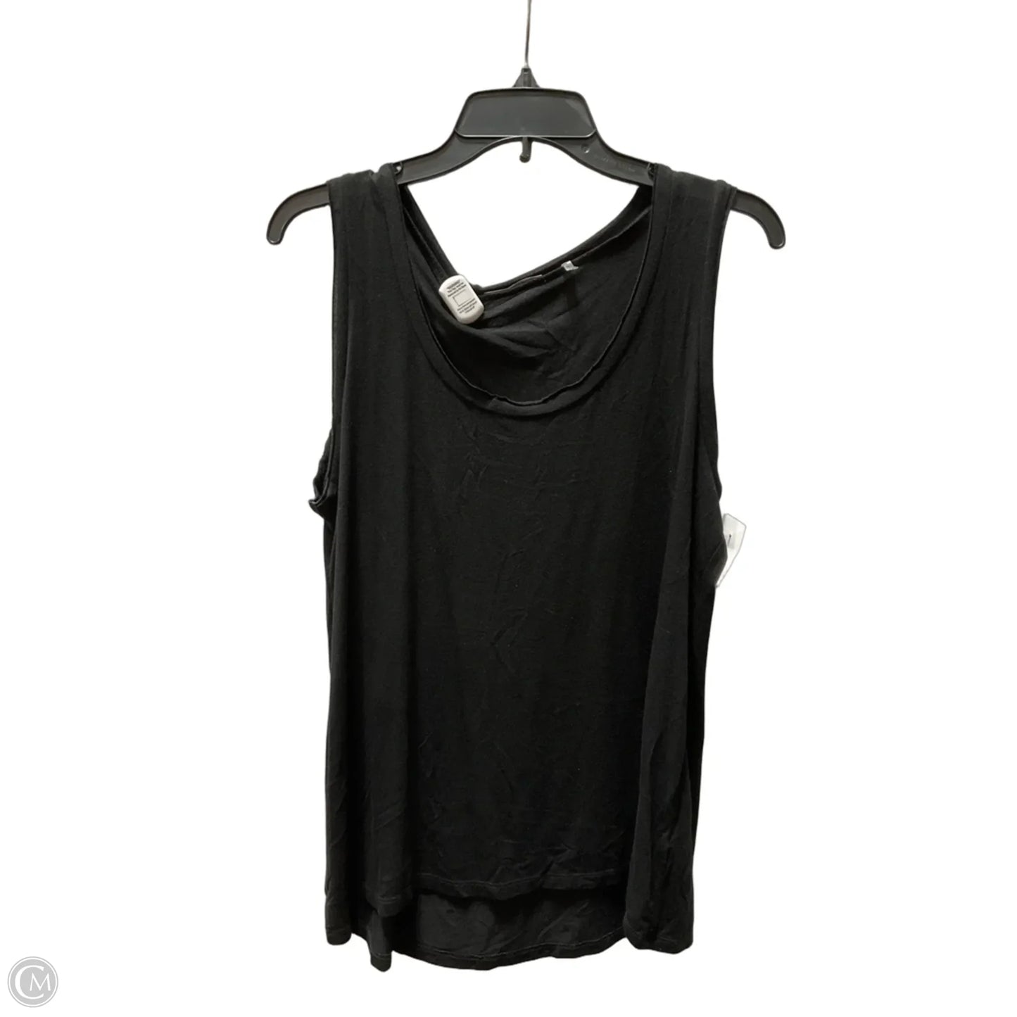 Top Sleeveless Basic By Tahari In Black, Size: L