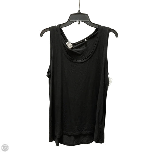Top Sleeveless Basic By Tahari In Black, Size: L
