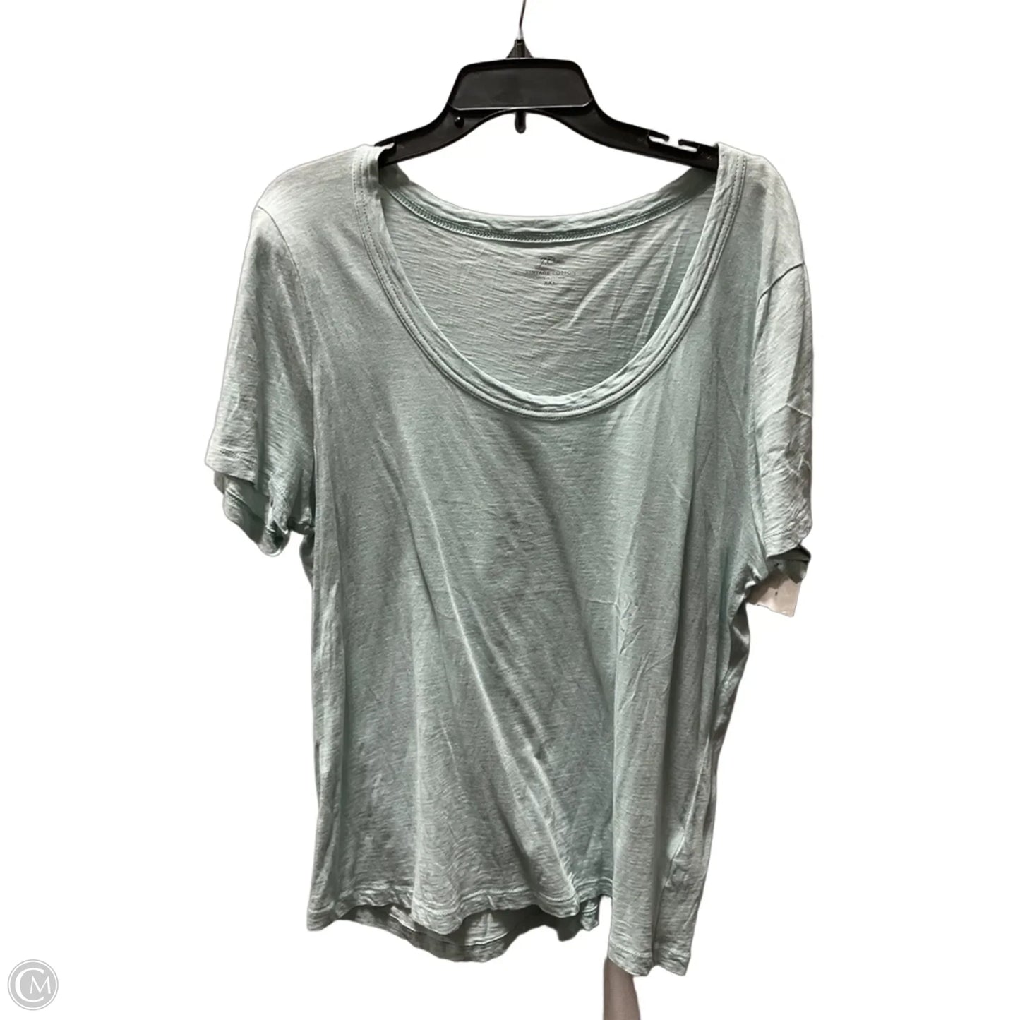 Top Short Sleeve Basic By J. Crew In Blue, Size: Xxl