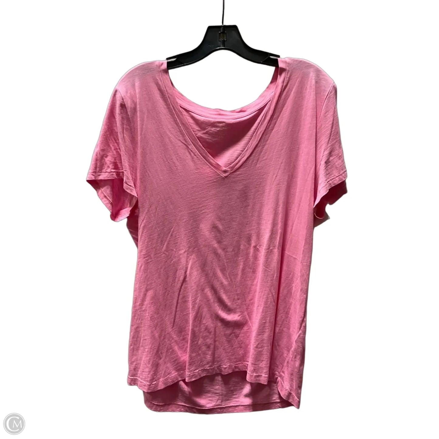 Top Short Sleeve Basic By J. Crew In Pink, Size: Xxl