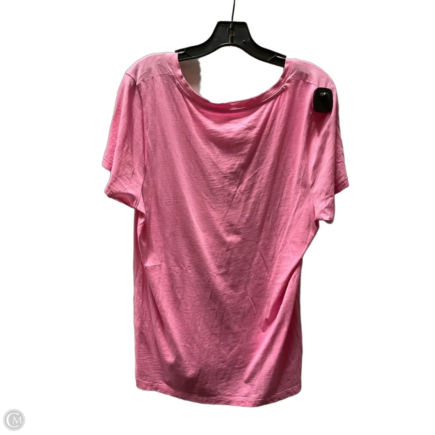 Top Short Sleeve Basic By J. Crew In Pink, Size: Xxl