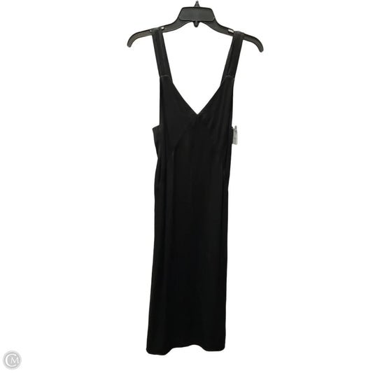 Dress Casual Midi By H&m In Black, Size: S