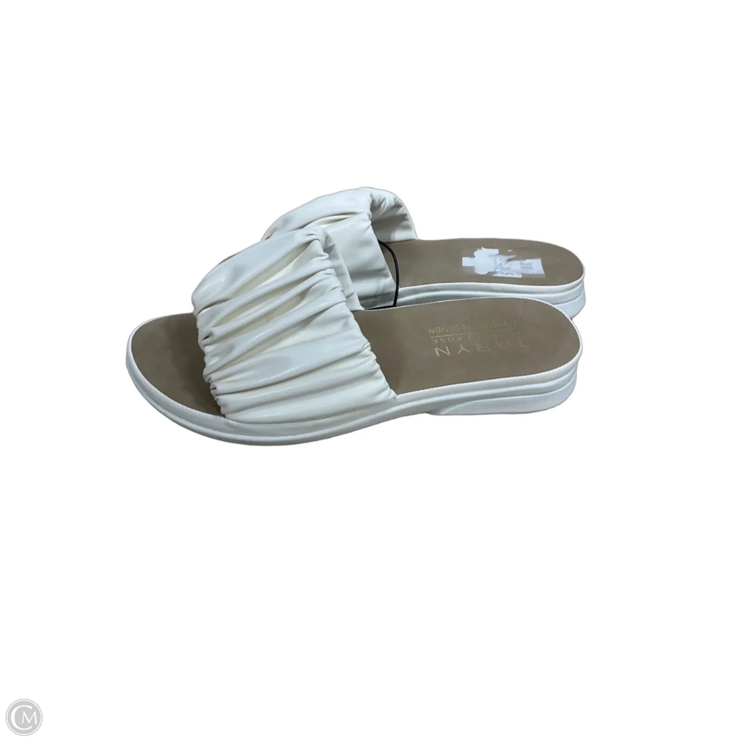 Sandals Flats By Taryn Rose Shoes In White, Size: 6.5