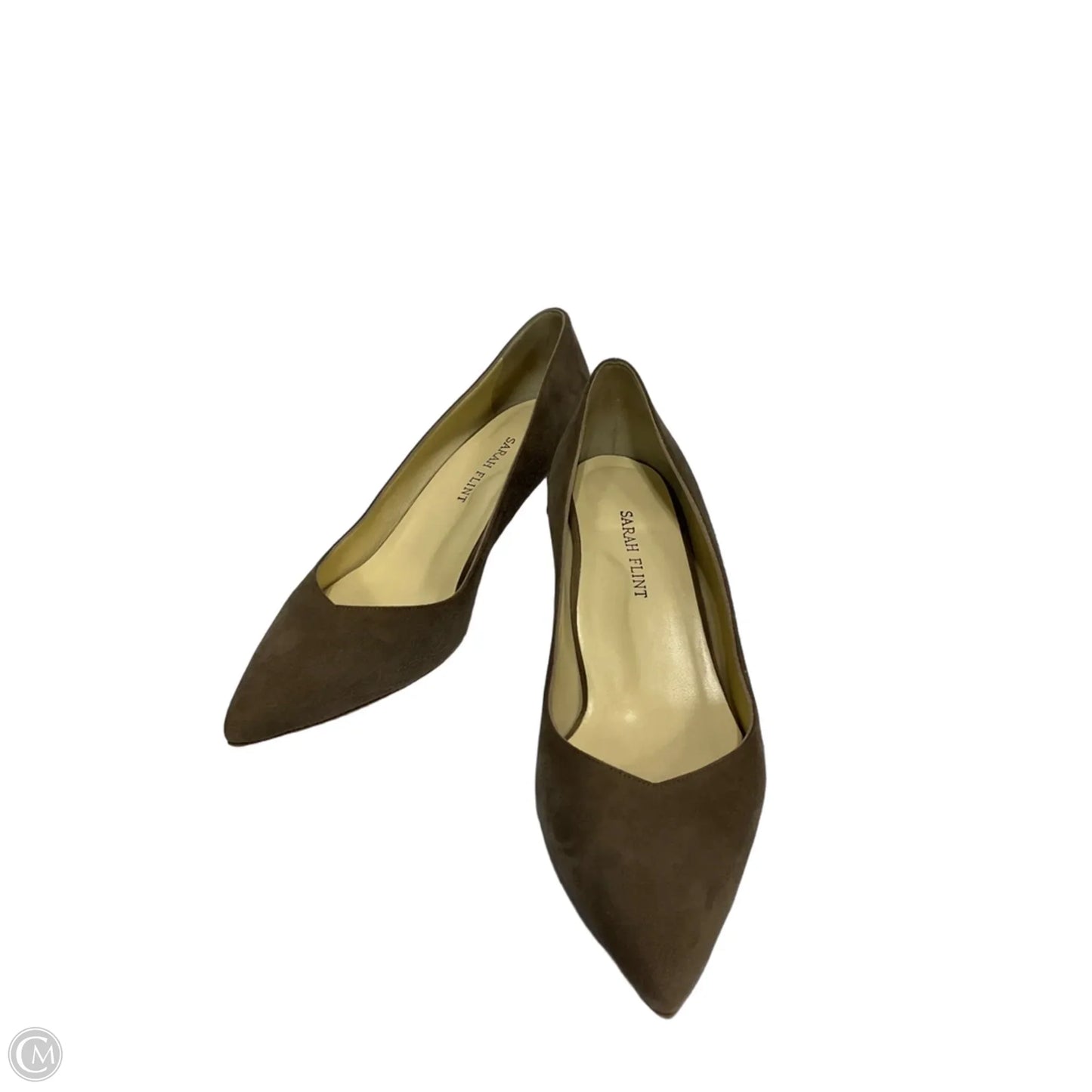 Shoes Heels Kitten By Cma In Grey, Size: 8.5