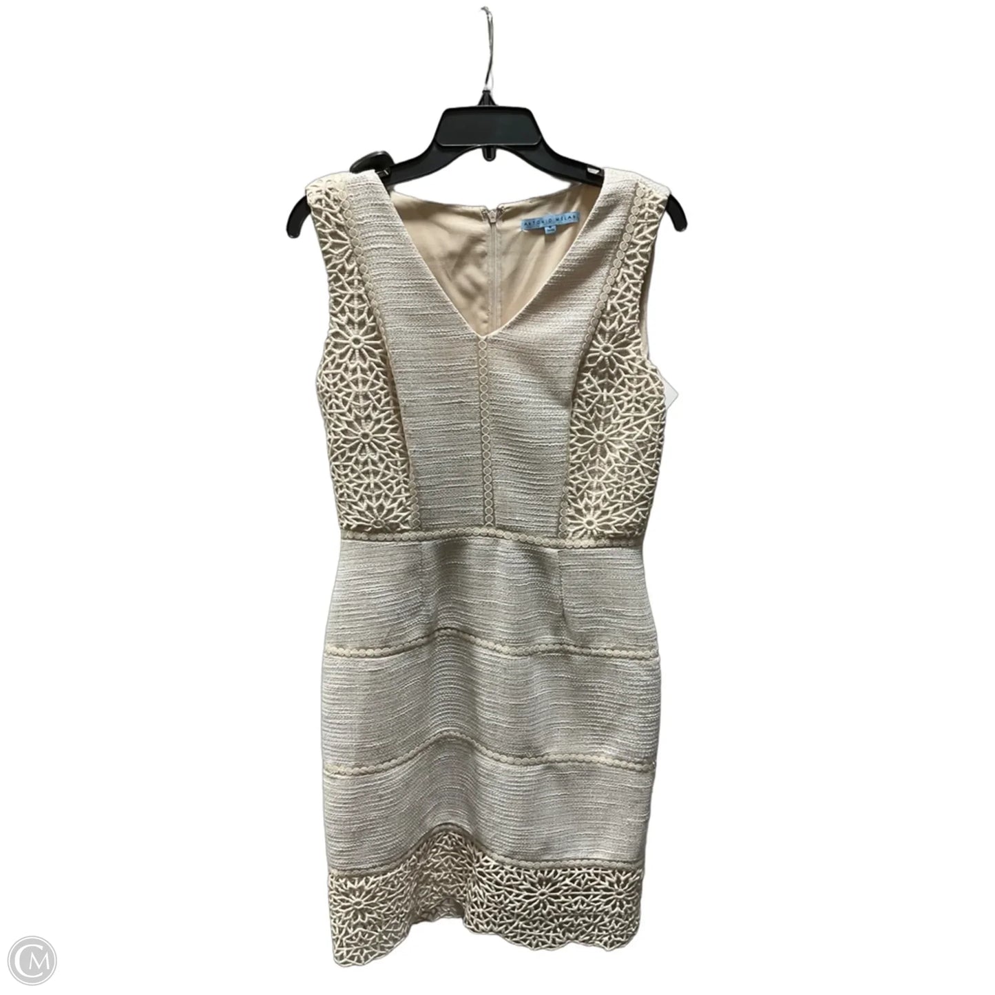 Dress Casual Short By Antonio Melani In Cream, Size: M