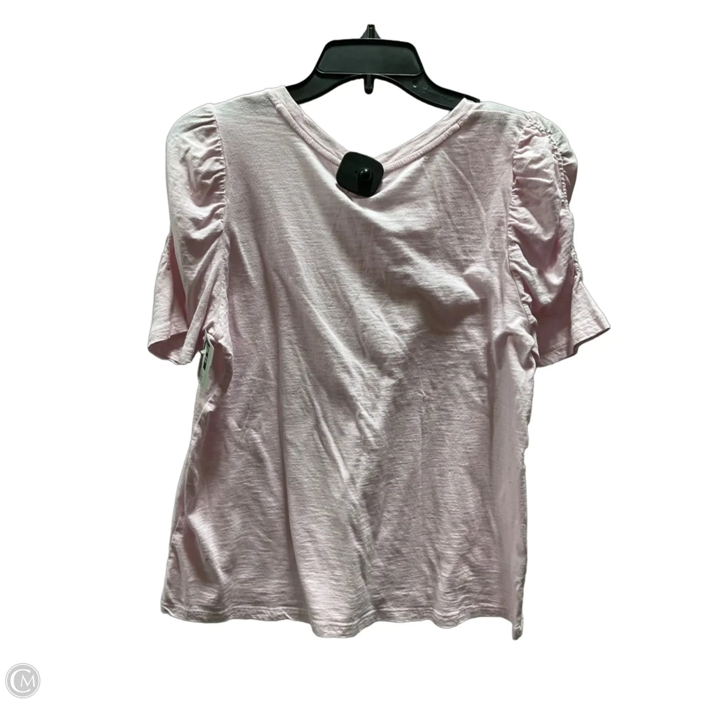 Top Short Sleeve Basic By Loft In Pink, Size: M