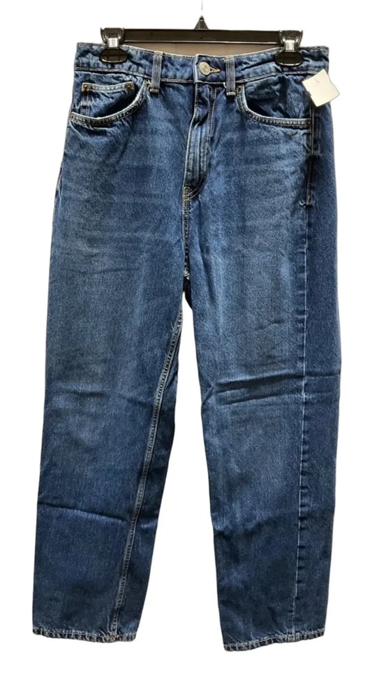 Jeans Straight By Zara In Blue, Size: 8