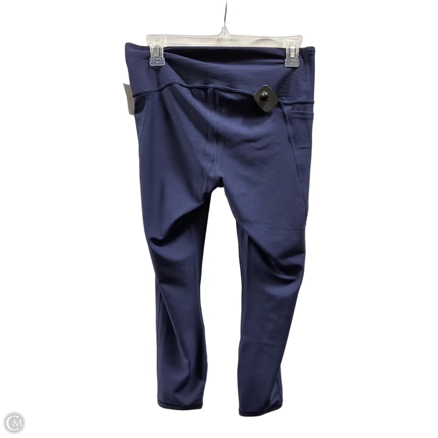 Athletic Leggings By Under Armour In Navy, Size: L