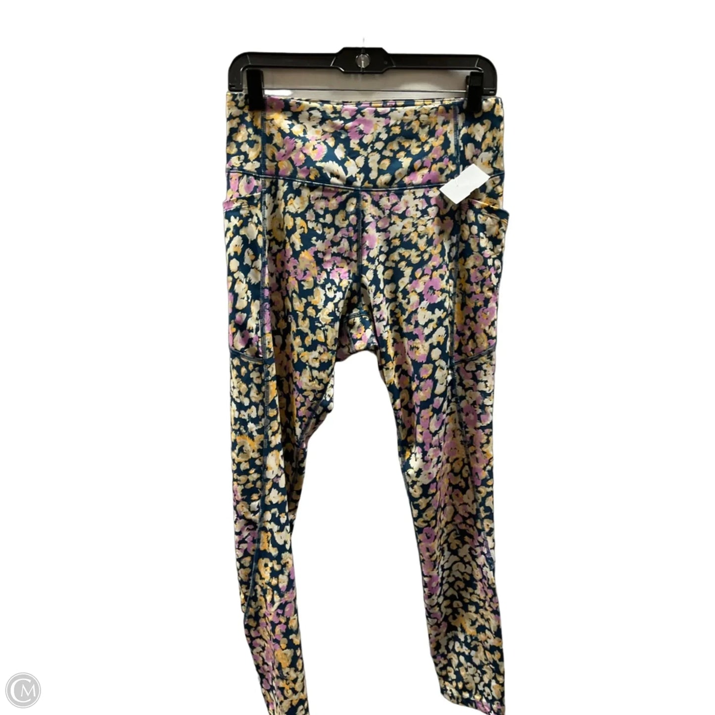 Athletic Leggings By Tek Gear In Animal Print, Size: L