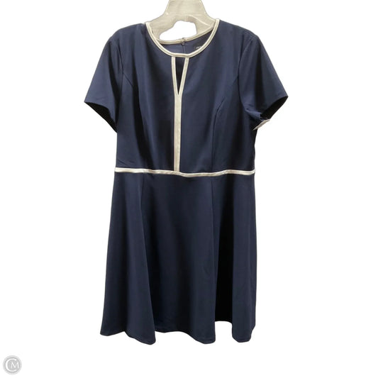 Dress Casual Short By Liz Claiborne In Blue, Size: 1x