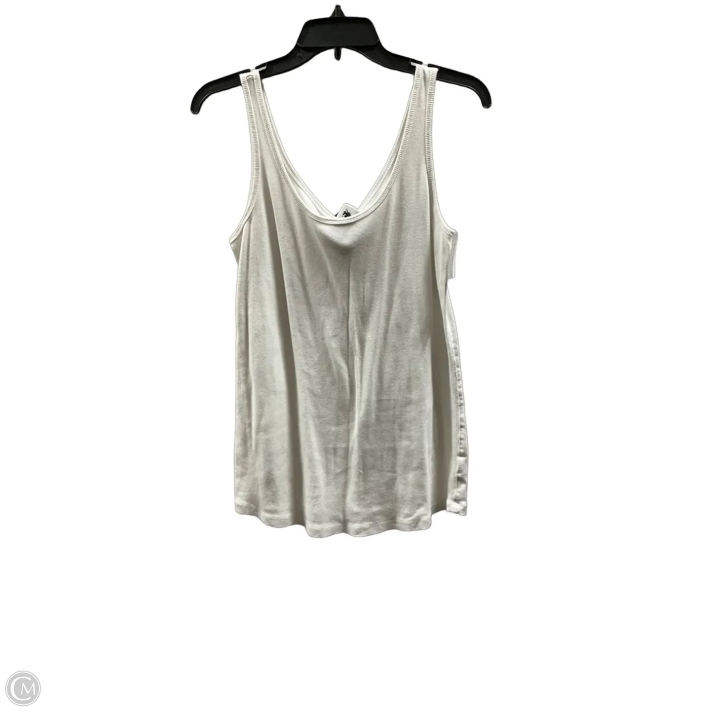 Top Sleeveless Basic By Lane Bryant In White, Size: Xl