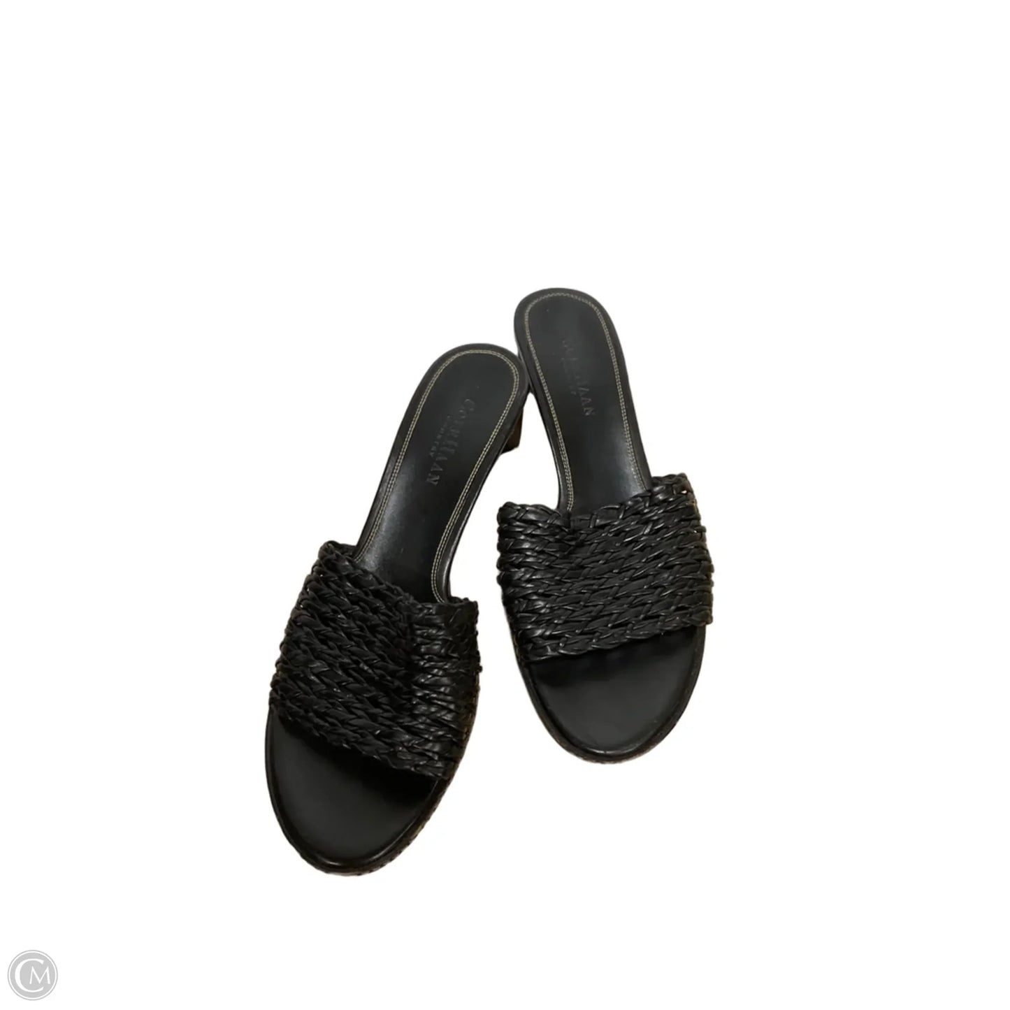 Sandals Heels Kitten By Cole-haan In Black, Size: 8.5