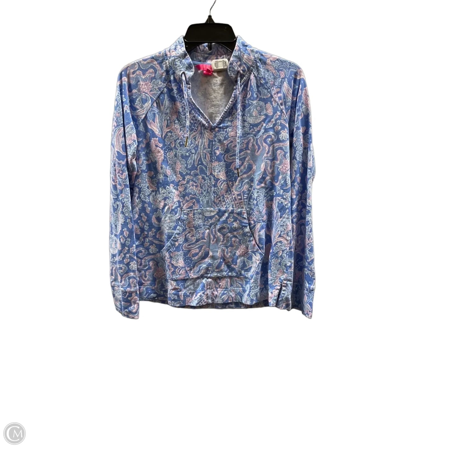 Top Long Sleeve By Lilly Pulitzer In Blue, Size: S