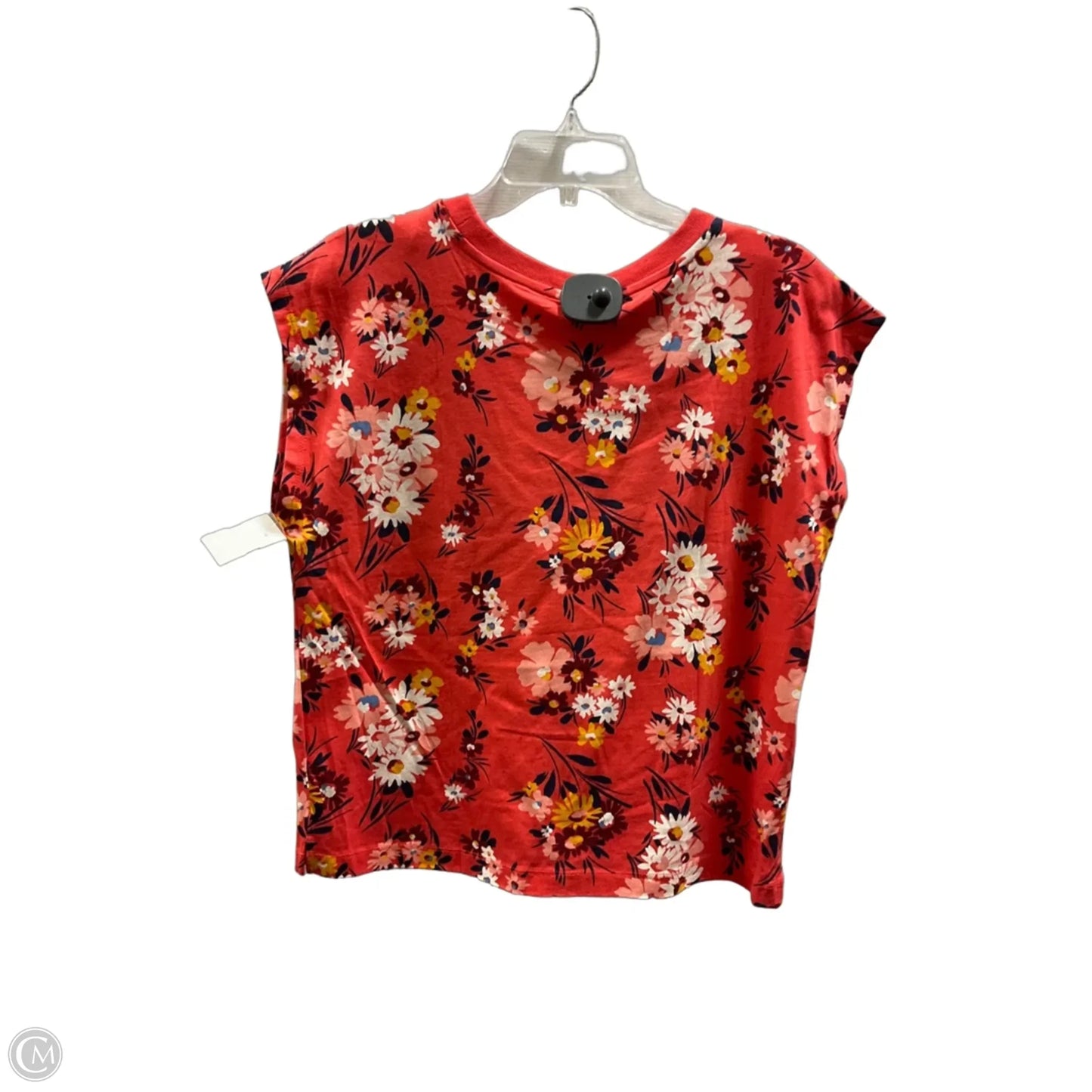 Top Short Sleeve By Loft In Pink, Size: Sp