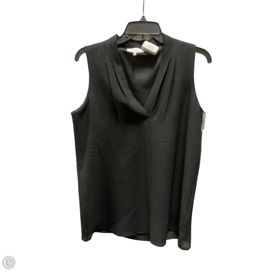 Top Sleeveless By Calvin Klein In Black, Size: S
