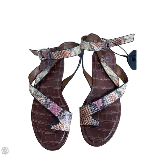 Sandals Flats By Naturalizer In Animal Print, Size: 6.5