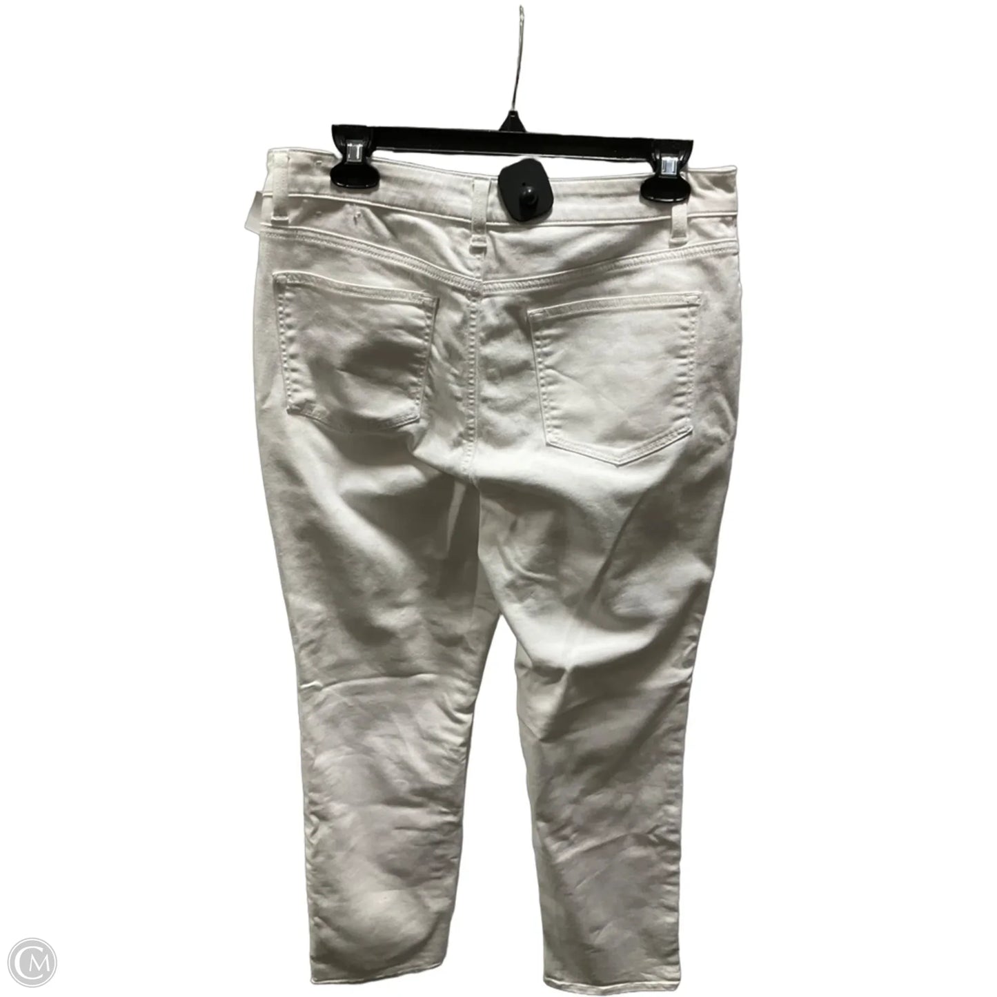 Jeans Straight By Talbots In White, Size: 8