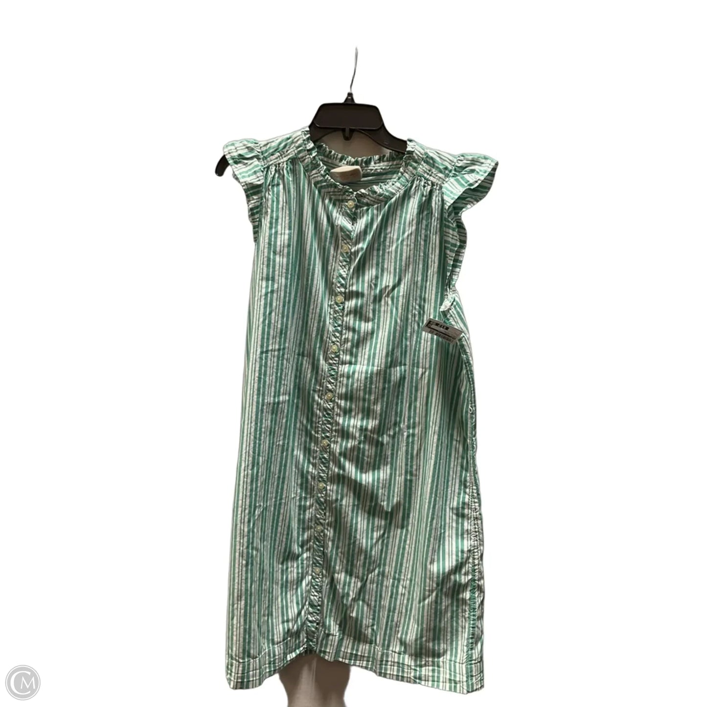 Dress Casual Short By Loft In Striped Pattern, Size: L