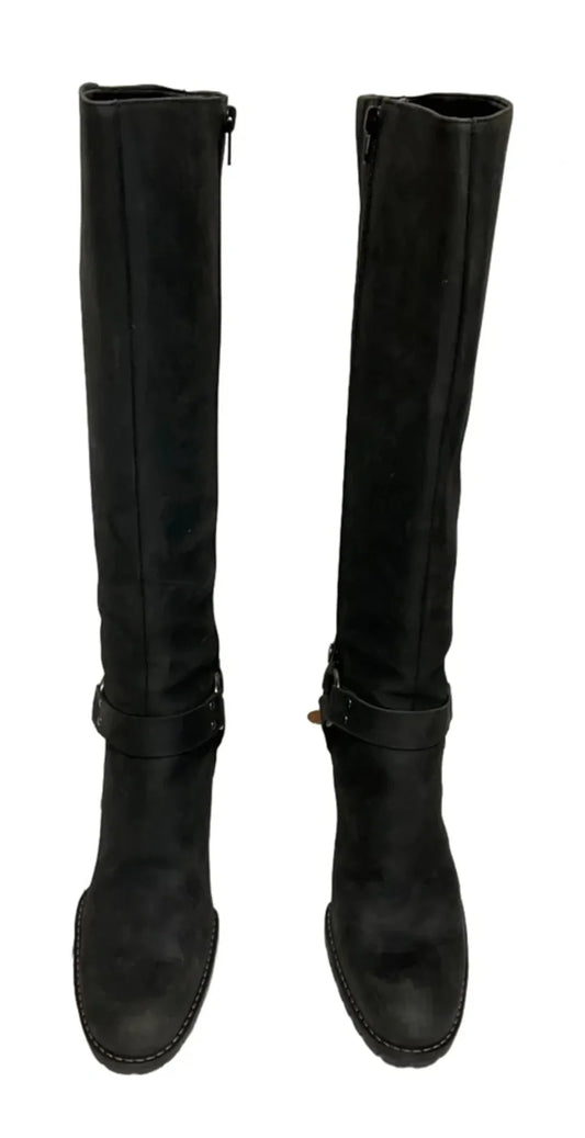 Boots Knee Heels By Gianni Bini In Black, Size: 8