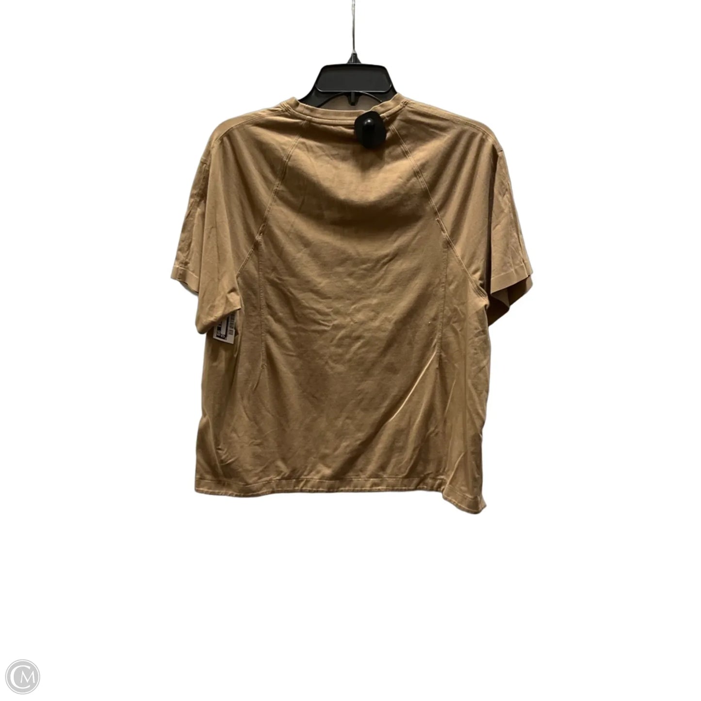 Top Short Sleeve Basic By Athleta In Tan, Size: Sp