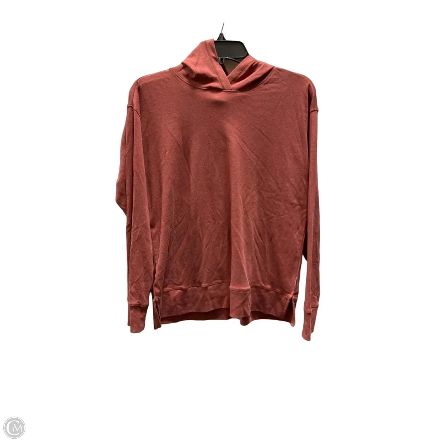 Athletic Top Long Sleeve Hoodie By Eddie Bauer In Red, Size: S
