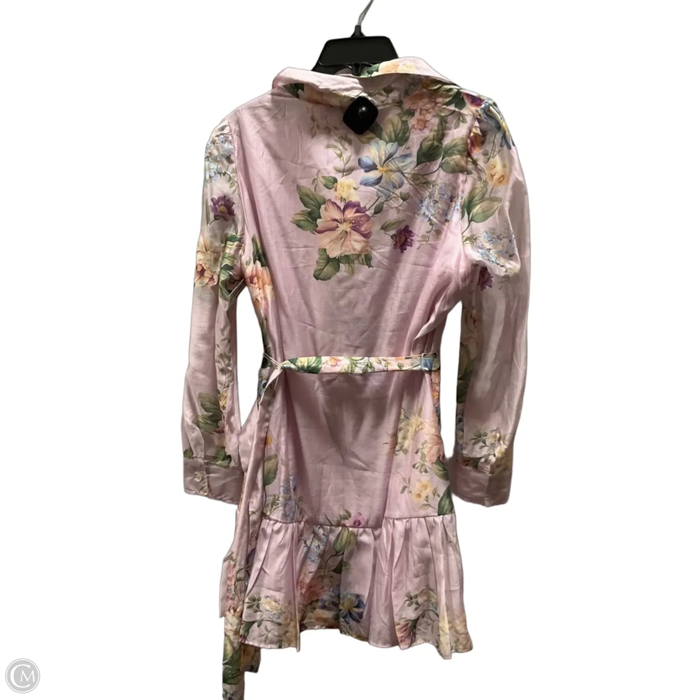 Dress Casual Midi By Cmc In Pink, Size: M