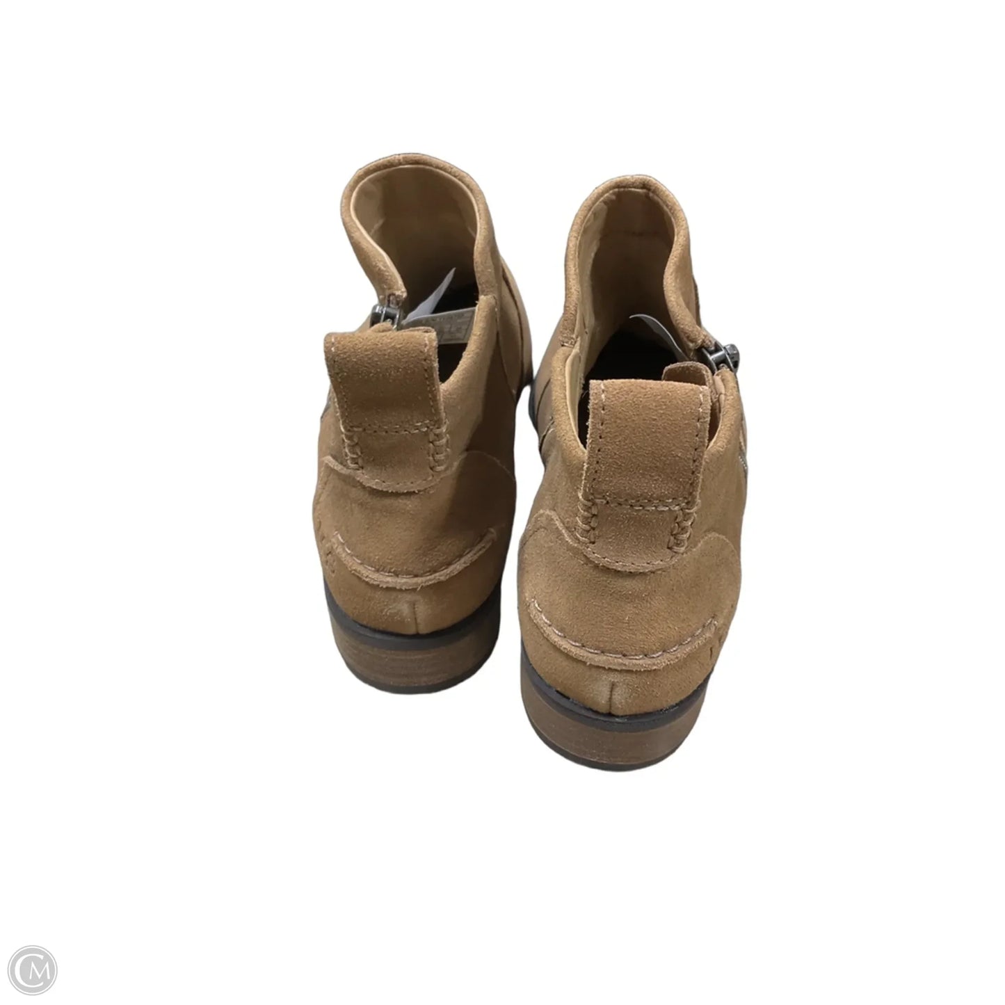 Boots Ankle Flats By Ugg In Tan, Size: 9